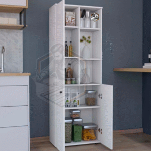 Alternative view of Tamamı MDF 2 Kapaklı Ve Açık Raflı Çok Amaçlı Mutfak Dolabı/kavanozluk/kiler Dolabı